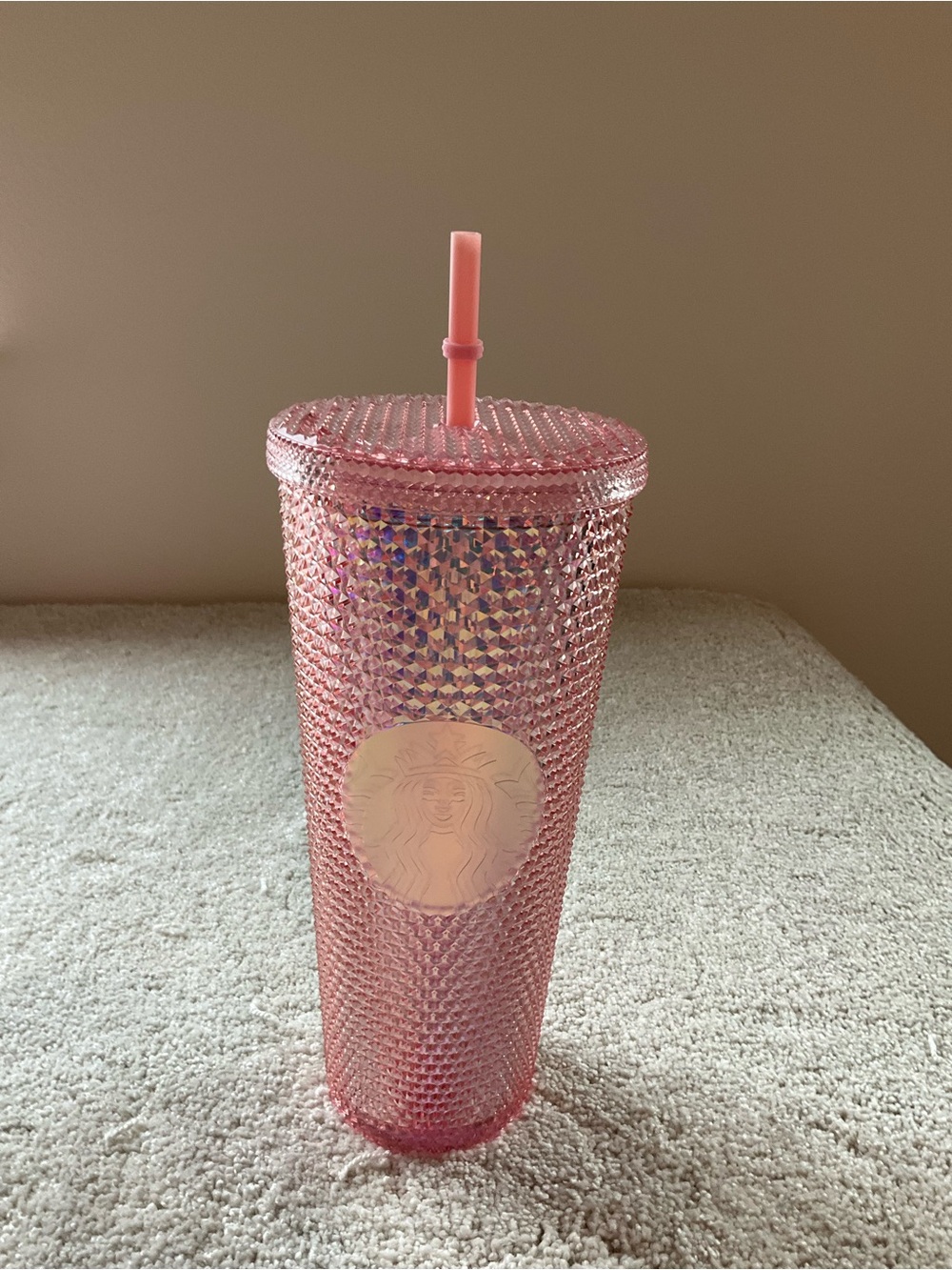 Starbucks Twinkle Rose Gold Studded Tumbler - Singapore New